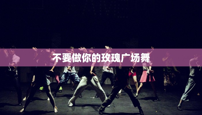 不要做你的玫瑰广场舞 不要做你的玫瑰广场舞